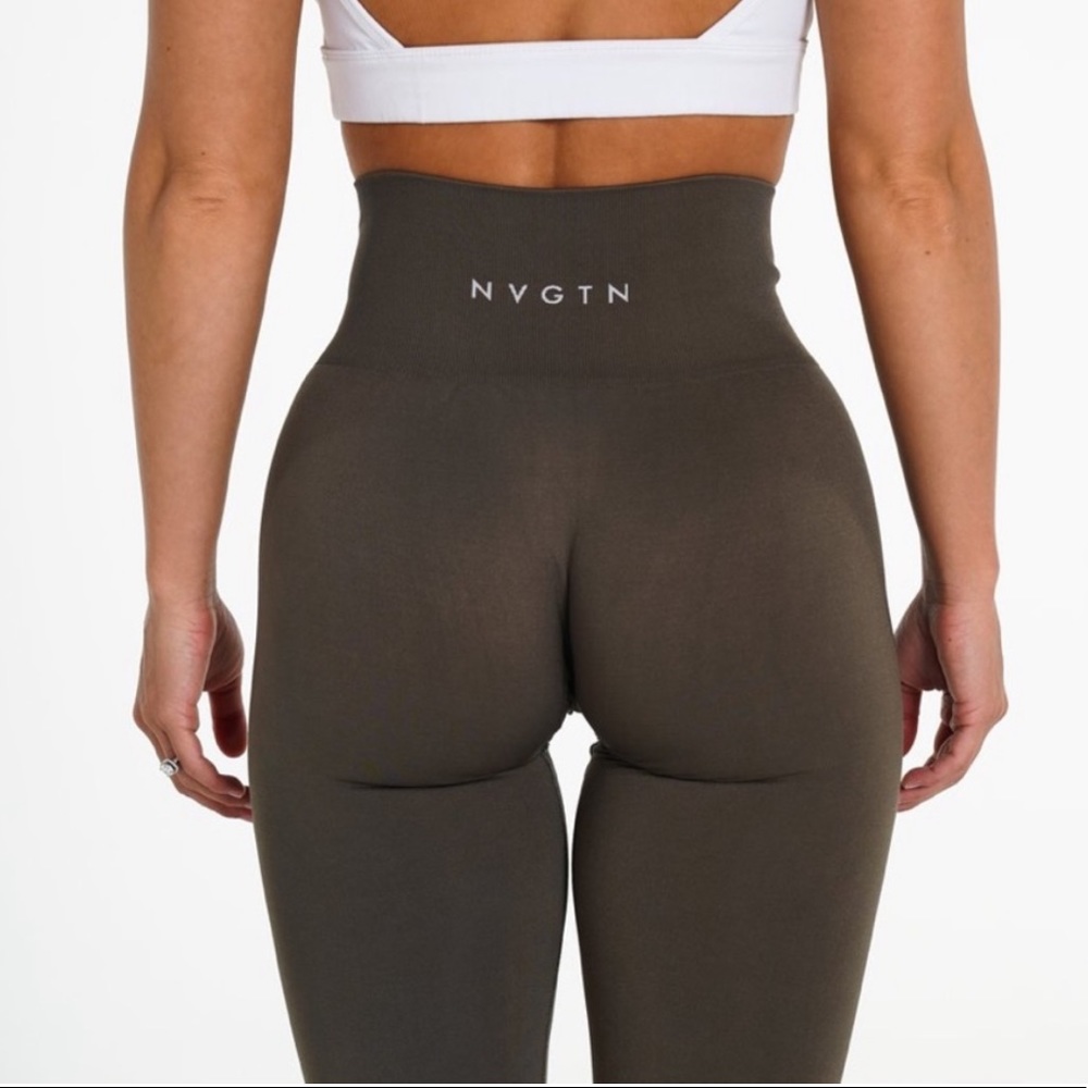 NVGTN Solid Seamless Leggings in Olive | WORN ONCE